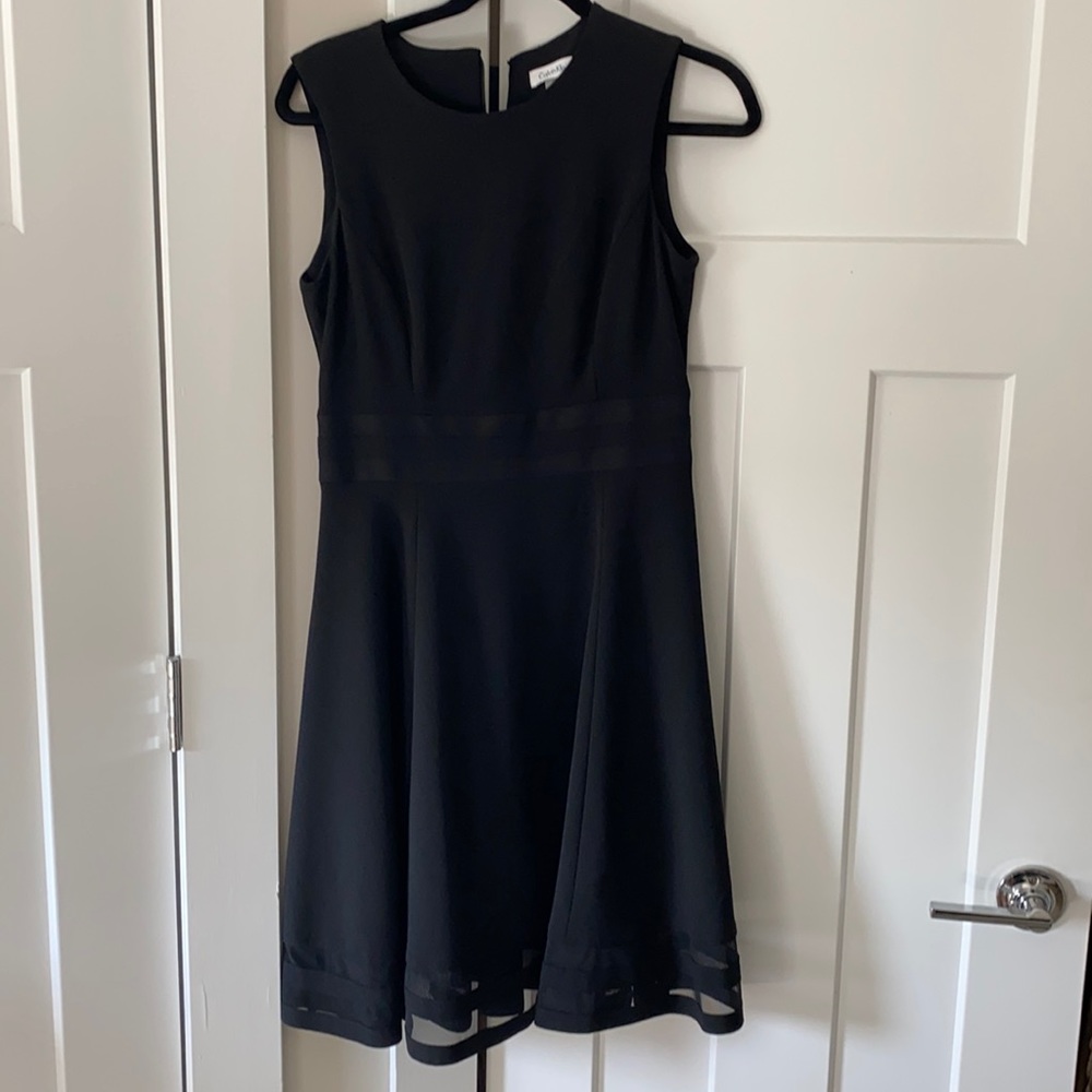 Calvin Klein black cocktail dress